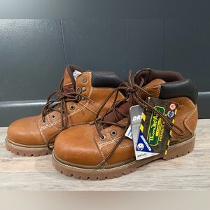 Men’s Thom McAn Waterproof Size 12 Brown Leather Work Boots